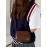 Women's Daily Solid Color Flap Puffer Saddle Crossbody Bag