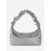 Women's Fashion Daily Y2K Streetwear Solid Color Metallic Shine Sequined Design Ruched Strap Cluthes Style Handbag