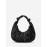 Ruched Knot Half Moon Shoulder Bag