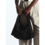 Women's Simple Style Solid Color Argyle Quilted High Capacity Tote Bag